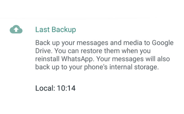 WhaTracker डेटाबेस का डुप्लिकेट बनाना
